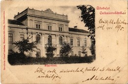 T2/T3 1901 Csíkszereda, Miercurea Ciuc; Vármegyeháza. Kiadja Szvoboda József. Excelsior Felvétele / County Hall (EK) - Unclassified