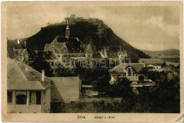 T2/T3 1916 Déva, Déva Vára Vármegyeháza. Kiadja Laufer Vilmos / Cetatea Deva / Castle, County Hall (EK) - Unclassified