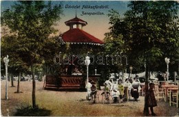 * T2 1918 Félixfürdő, Felixbad, Baile Felix; Zenepavilon. Kiadja Engel József 16. Sz.  / Music Pavilion, Park - Ohne Zuordnung