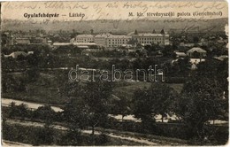 * T2/T3 1918 Gyulafehérvár, Alba Iulia; M. Kir. Törvényszéki Palota. Kiadja Weiss Bernát / Gerichstshof / Court Palace ( - Non Classés