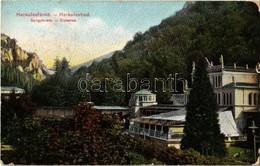 T2/T3 1912 Herkulesfürdő, Herkulesbad, Baile Herculane; Gyógyterem / Cursalon / Spa, Bathing House, Baths (kis Szakadás  - Non Classés
