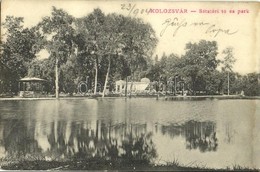 T3 1904 Kolozsvár, Cluj; Sétatéri Tó és Park / Lake, Park, Promenade (fl) - Ohne Zuordnung