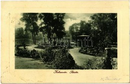 T2/T3 1910 Kolozsvár, Cluj; Sétatér. W. L. Bp. 6368. / Park, Promenade (fl) - Ohne Zuordnung