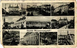 * T4 Máramarossziget, Sighetu Marmatiei; Mozaiklap / Multi-view Postcard (EM) - Ohne Zuordnung