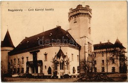 T2/T3 1916 Nagykároly, Carei; Gróf Károlyi Kastély / Castle (EK) - Ohne Zuordnung