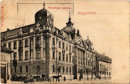 T2/T3 1903 Nagyvárad, Oradea; Pénzügyi Palota, üzlet. D. K. F. E. 20. / Financial Palace, Palace Of Finance, Shop (EK) - Ohne Zuordnung