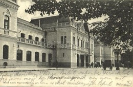 T2/T3 1905 Nagyvárad, Oradea; Vasútállomás, Indóház. Kiadja Helyfi László / Bahnhof / Railway Station - Unclassified