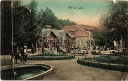 * T3 1908 Oravicabánya, Oravicza, Oravita; Bányavölgyi Fürdő Kert és étterem. Kiadja Weisz Félix / Mine Valley, Spa, Bat - Unclassified