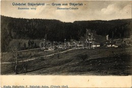 * T2/T3 Stájerlak, Steierlak, Stájerlakanina, Steierdorf, Anina; Zsumanka Telep. Kiadja Hollschütz F. / Zsumanka-Colonie - Unclassified