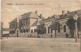 T2 Tasnád, Községháza, állami Elemi Iskola / Town Hall, School - Ohne Zuordnung