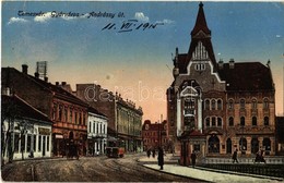 T2/T3 1915 Temesvár, Timisoara; Gyárváros, Andrássy út, Villamos, üzletek / Fabrica, Street View, Tram, Shops (kis Szaka - Ohne Zuordnung