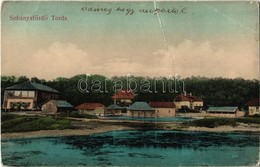 T3/T4 1910 Torda, Turda; Sóbánya Fürdő. Kiadja Füssy József / Baile De Sare / Salt Mine Lake, Baths, Rowing Boat (fa) - Sin Clasificación