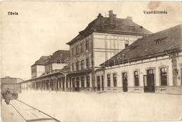 ** T3 Tövis, Teius; Vasútállomás / Bahnhof / Railway Station (fa) - Unclassified