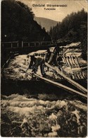 T3 1915 Visóvölgy, Valea Viseului; Tutajozás A Visóczon (Máramaros), Visó Folyó. Kiadja Berger Miksa Utóda / Rafting On  - Unclassified