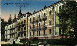 ** T2/T3 Bártfa, Bártfafürdő, Bardejovské Kúpele, Bardiov, Bardejov;  Széchenyi Szálloda / Hotel - Képeslapfüzetből / Fr - Non Classés