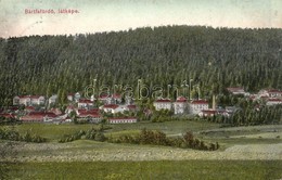 T2/T3 1910 Bártfa, Bártfafürdő, Bardejovské Kúpele, Bardejov; Látkép, Nyaralók. Kiadja Eschwig és Hajts / General View,  - Unclassified