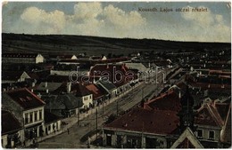 T2/T3 1918 Galgóc, Hlohovec; Kossuth Lajos Utca, Braun Ede, Mazik üzlete. Braun Ede Saját Kiadása / Street View, Shops,  - Ohne Zuordnung