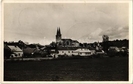 T2/T3 1940 Ipolyság, Sahy; Látkép Templommal. Kiadja Polgár I. / General View With Church - Unclassified