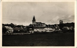 T2/T3 1940 Ipolyság, Sahy; Látkép Templommal. Kiadja Polgár I. / General View With Church - Sin Clasificación