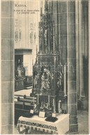 ** T2 Kassa, Kosice; A Dóm új Szent Anna Oltára és A Püspöki Szék. Kiadja Divald K. Fia Fénynyomdája 51. / Cathedral Int - Sin Clasificación