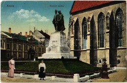 T3 1917 Kassa, Kosice; Honvéd Szobor A 9. Honvéd Zászlóalj Emlékére / Military Monument (kis Sarokhiány / Small Corner S - Non Classés