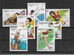 Thème Sports - Jeux Olympiques - Kampuchea - Timbres Neufs ** Sans Charnière - TB - Autres & Non Classés