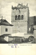 * T2/T3 1905 Késmárk, Kezmarok; Harangtorony 1591-ből. Kiadja Schmidt R. C. / Bell Tower From 1591 (EK) - Ohne Zuordnung
