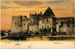 T2/T3 1905 Késmárk, Kezmarok; Thököly Vár. Kiadja Schmidt R. C. / Castle (EK) - Unclassified