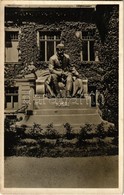 ** T2/T3 Komárom, Komárno; Jókai Szobor. L. H. K. 1938. / Statue (fl) - Sin Clasificación