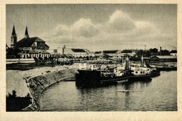 ** T3 Komárom, Komárno; Kikötő, Gőzhajók / Port, Harbor, Steamships (EB) - Ohne Zuordnung