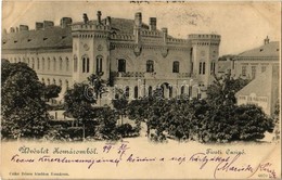 T2/T3 1899 Komárom, Komárno; Tiszti Kaszinó, Bor és Pálinka Mérés. Kiadja Czike Dénes / Officers' Casino, Inn (fl) - Ohne Zuordnung