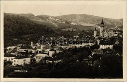 T2 Körmöcbánya, Kremnitz, Kremnica; Látkép Az Izraelita Templommal, Zsinagóga / General View With The Synagogue. Photo - Ohne Zuordnung