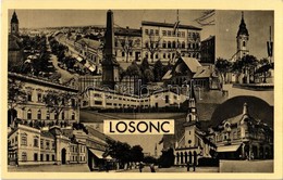 ** T1/T2 Losonc, Lucenec; Mozaiklap. Kiadja Bukor József / Multi-view Postcard - Non Classés