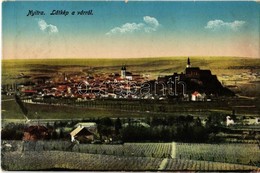 T2/T3 1918 Nyitra, Nitra; Látkép A Várról / Nitriansky Hrad / Castle (Rb) - Ohne Zuordnung