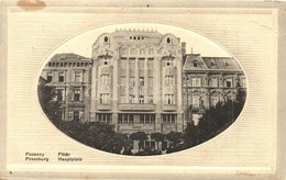 T2/T3 1913 Pozsony, Bratislava, Pressburg; Magyar Leszámítoló és Pénzváltó Bank. Kaufmann Kiadása / Hungarian Discounter - Unclassified