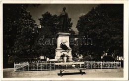 T2 1943 Rimaszombat, Rimavská Sobota; Tompa Mihály Szobra. Kiadja Marosi József / Statue Of Mihály Tompa - Ohne Zuordnung