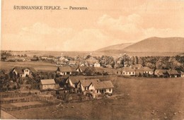 ** T1/T2 Stubnyafürdő, Túróchévíz, Stubnianske Teplice, Turcianske Teplice; Panorama / Látkép / General View - Non Classés