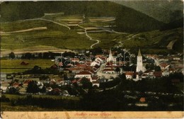 T2/T3 Svedlér, Svedlár; Látkép, Evangélikus Templom. Kiadja Szlovik Jenő / General View With Lutheran Church (fl) - Ohne Zuordnung