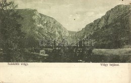 ** T2/T3 Szádelő, Zádiel; Szádelői Völgy Bejárata. Kiadja A Bodvavölgy Nyomda / Valley (EK) - Unclassified