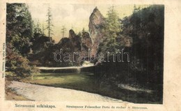 * T3 Sztracenai-völgy, Stracenovska Dolina, Stratena; Sztraczenai Sziklakapu. Kiadja Fejér E. 1548. / Stratzeneer Felsen - Ohne Zuordnung