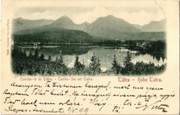 T4 1899 Tátra, Magas Tátra, Vysoké Tatry; Csorba Tó A Tátrával / Strbské Pleso / Lake, Mountains (szakadás / Tear) - Unclassified