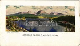 ** T3 Tátra, Magas Tátra, Vysoké Tatry; Strbské Pleso / Csorba Tó. Kiadja A. Chytil / Lake (16 Cm X 9 Cm) (EB) - Ohne Zuordnung