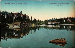 ** T1/T2 Tátra, Magas Tátra, Vysoké Tatry; Csorba-tó, Szálloda / Strbské Pleso / Csorba-See / High Tatras, Lake, Hotel.  - Ohne Zuordnung