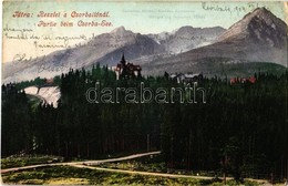 T2/T3 1904 Tátra, Magas Tátra, Vysoké Tatry; Részlet A Csorbaitónál, Nyaraló. Kiadja Cattarino Sándor 191. Sz. / Partie  - Ohne Zuordnung