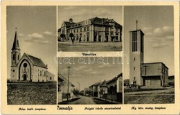 * T2 1942 Tornalja, Tornaalja, Tornala; Római Katolikus Templom, Városháza, Polgári Iskola, Utca, Evangélikus Templom /  - Ohne Zuordnung