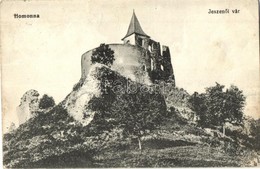 * T3/T4 Várjeszenő, Jeszenő, Jasenov (Homonna); Vár. Waller Mór Kiadása / Castle  (szakadás / Tear) - Ohne Zuordnung