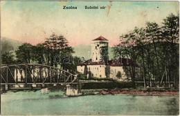 T2/T3 1914 Zsolna, Sillein, Zilina; Budatin Vár, Híd. Kiadja Schwarcz Vilmos 325. / Budatínsky Hrad / Budatín Castle, Br - Unclassified