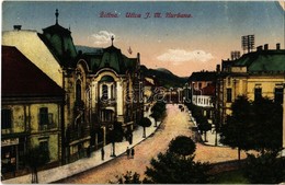 * T2/T3 1920 Zsolna, Zilina; Ulica J. M. Hurbana / Utca, L. Biel üzlete. Kiadja J. M. Hradil / Street View, Shop (EK) - Unclassified