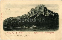 T2/T3 1900 Zsolnalitva, Ljetava, Lietava (Vágvölgy, Povazie); Hrad Lietava / Vár. Gansel Lipót 183./ Das Waagthal, Ruine - Non Classés