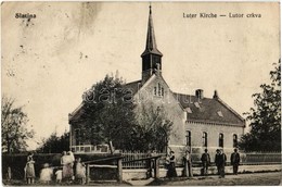 * T2/T3 1916 Szalatnok, Szlatina, Slatina; Luter Kirche / Lutor Crkva / Evangélikus Templom. Kiadja Sam. Schmutzer / Lut - Ohne Zuordnung